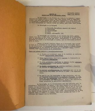 Cuaderno apuntes interno Psicología General 1964