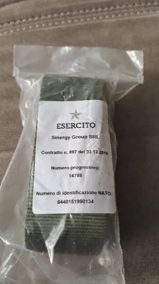 Cintura Militare Esercito Fibbia Verde