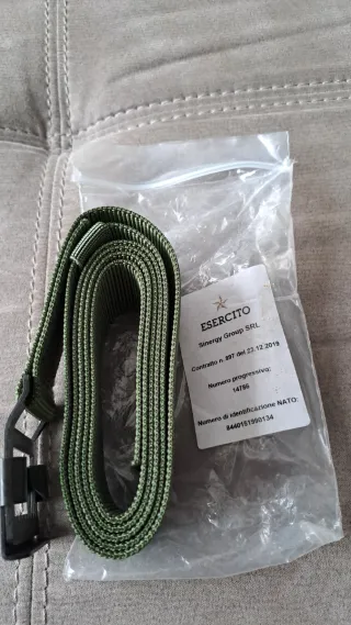 Cintura Militare Esercito Fibbia Verde