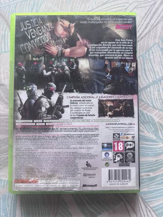 Splinter Cell Conviction Xbox 360