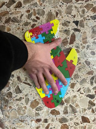 Puzzle Pez Educativo Letras y Números