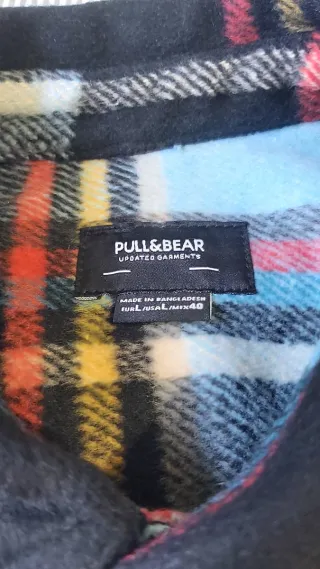 Sobrecamisa Pull&Bear cuadros Talla L