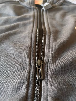 Chaqueta Adidas negra con capucha · Vintage