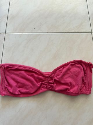 Sujetador rosa sin tirantes H&M talla 38 nuevo