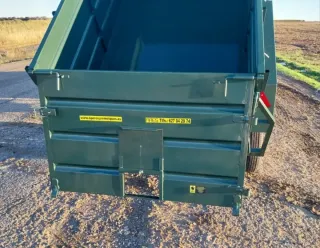 Remolque basculante doble eje 220x140