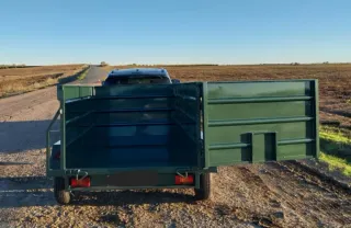 Remolque basculante doble eje 220x140