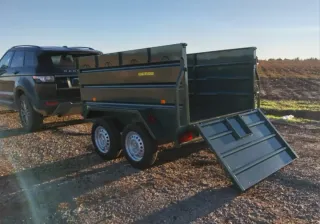 Remolque basculante doble eje 220x140