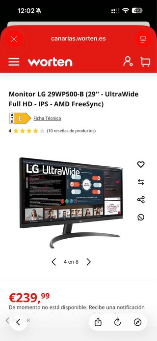 Monitor LG 29 UltraWide Full HD IPS - AMD Freesync