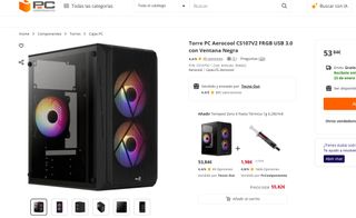 Torre PC Aerocool CS107V2 FRGB USB 3.0