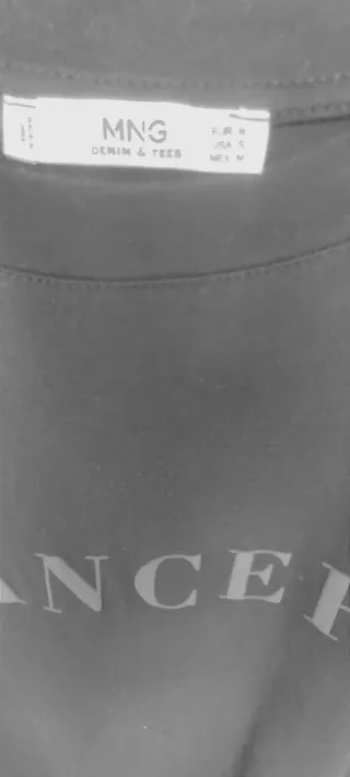 Camiseta Mango M Lentejuelas