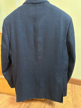 Traje hombre gris oscuro talla L