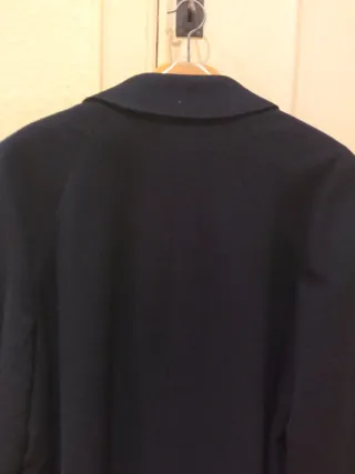 Abrigo paño color azul marino. Marca Milano. XL