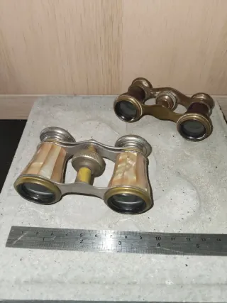 2 Binoculares Antiguos de Teatro