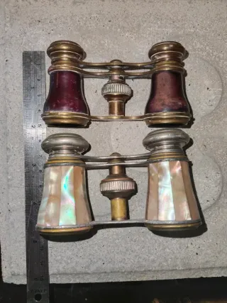 2 Binoculares Antiguos de Teatro