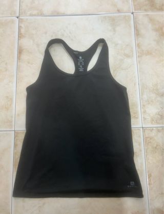 Camiseta Gym Domyos Negra Talla S