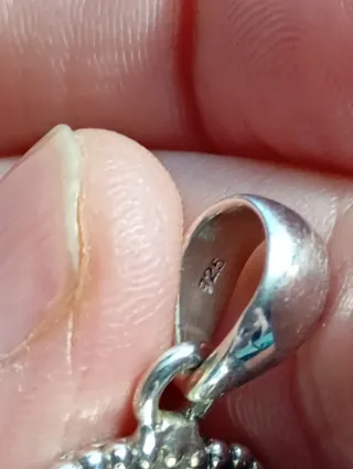 Colgante Plata Ley topacio místico