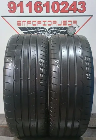 225 45 19 W DUNLOP RUEDA AL 90% VIDA UTIL