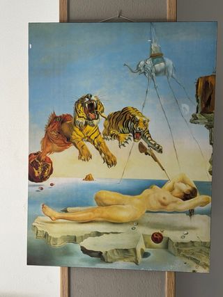 Cuadro Surrealista Dalí La Tentación de San Antoni