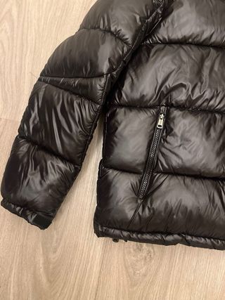 Abrigo Ralph Lauren Negro con Capucha