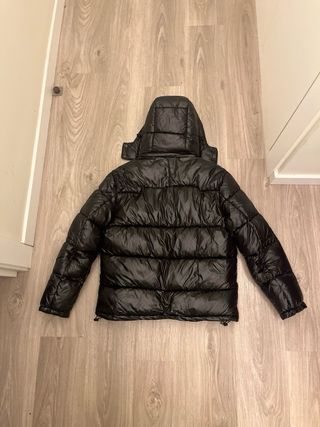 Abrigo Ralph Lauren Negro con Capucha