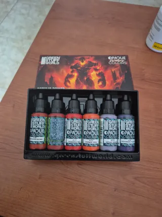 Green Stuff World Opaque Warm Colors