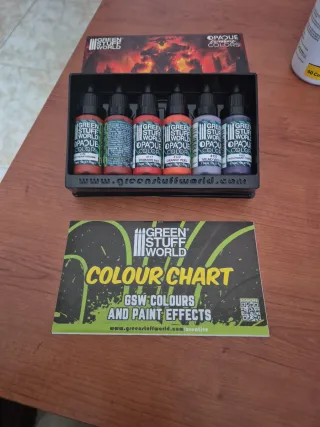 Green Stuff World Opaque Warm Colors