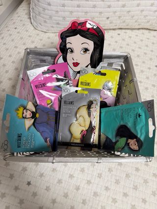 Cesta Mascarillas Disney Villanos y Princesas