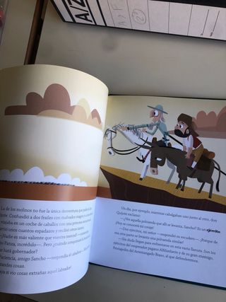 Libro de Don Quijote y Sancho Panza￼