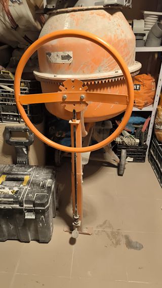 Hormigonera Eléctrica Naranja