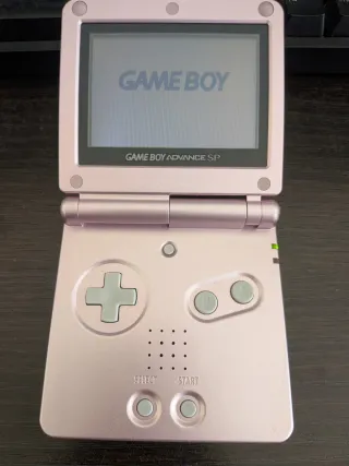 Game Boy Advance SP Rosa con Caja