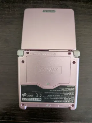 Game Boy Advance SP Rosa con Caja