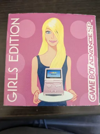 Game Boy Advance SP Rosa con Caja