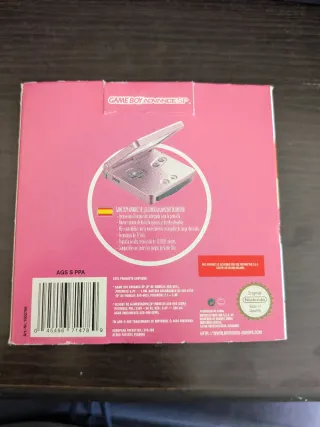 Game Boy Advance SP Rosa con Caja