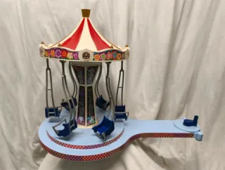 Carrusel Playmobil con columpios