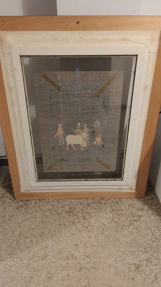 Cuadro hindú con marco