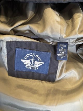 Chaqueta/ plumas Dockers Negra Hombre