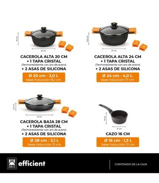 Set di pentole BRA Efficient