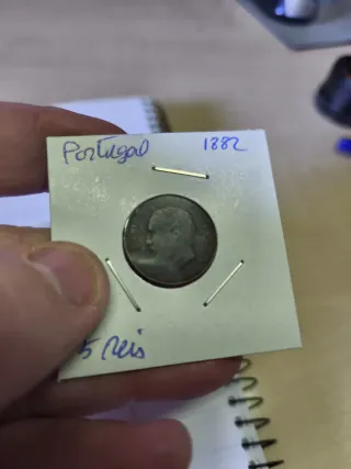 Lote monedas cobre Portugal