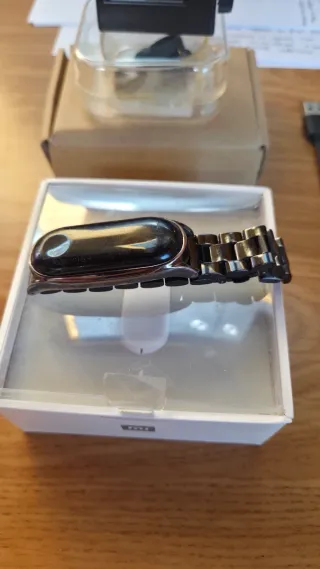 Xiaomi Mi Band 3 Negra con Correa de Acero