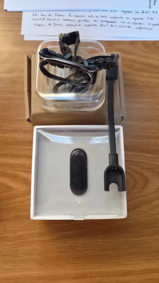 Xiaomi Mi Band 3 Negra con Correa de Acero