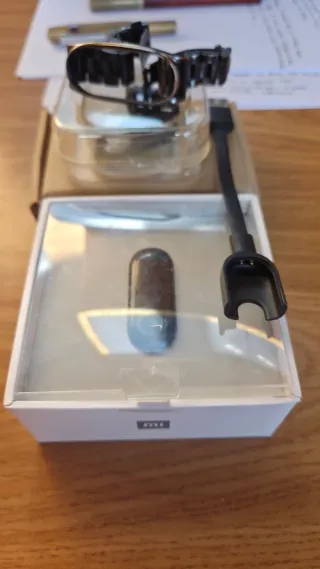 Xiaomi Mi Band 3 Negra con Correa de Acero