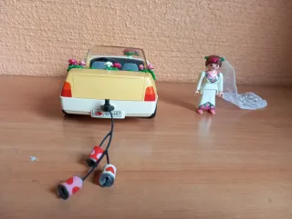 508. Playmobil coche regalo de boda y novia 4307