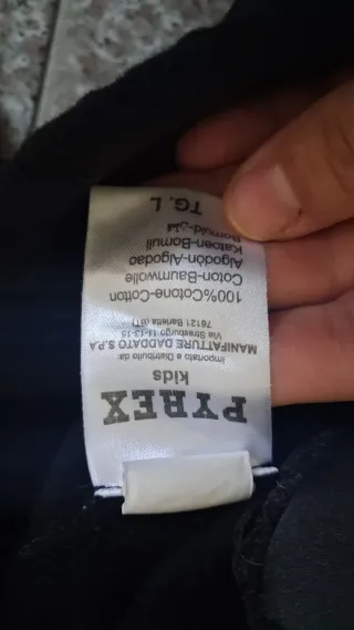 Pantaloni Pyrex kids neri