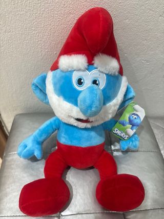Peluche Smurf grande puffo nuovo!
