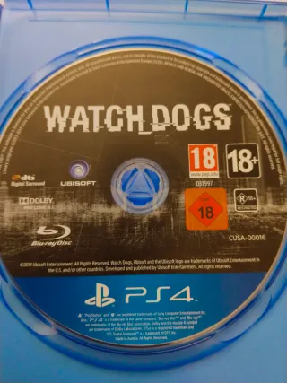 Watch Dogs PS4 (PlayStation 4) Ubisoft