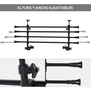 Reja Seguridad Coche Ajustable 85-140cm