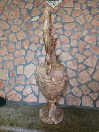 Anfora in terracotta decorata