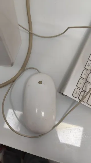 iMac G5, teclado y ratón inalámbricos + raton USB
