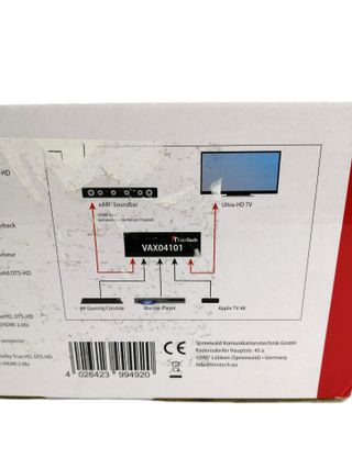 Conmutador HDMI eARC Pass Switch 4 X 1 NUEVO