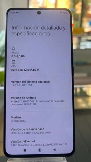 Xiaomi Redmi Note 13 Pro 5G 256GB Negro